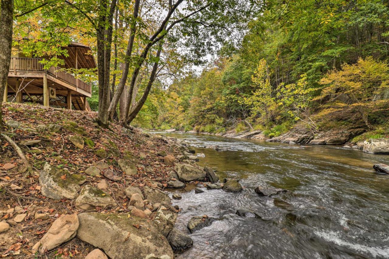 Creekside Retreat With Deck, 18 Miles To Wolf Ridge Villa Weaverville Exterior photo