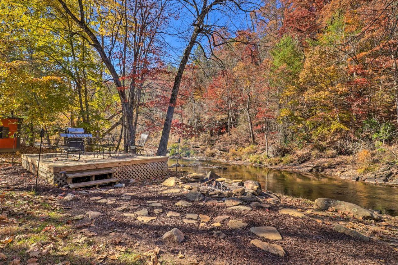 Creekside Retreat With Deck, 18 Miles To Wolf Ridge Villa Weaverville Exterior photo